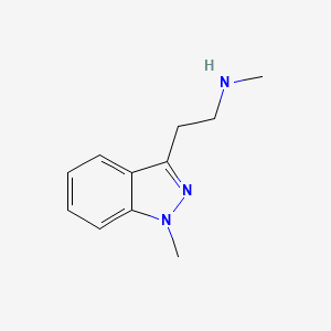 n-Methyl-2-(1-methyl-1h-indazol-3-yl)ethan-1-amine