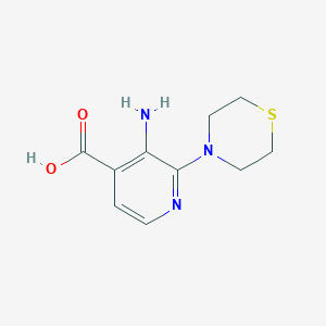 3-Amino-2-thiomorpholinoisonicotinic acid