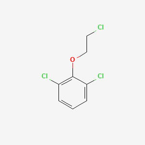 molecular formula C8H7Cl3O B1361965 1,3-二氯-2-(2-氯-乙氧基)-苯 CAS No. 53491-29-5