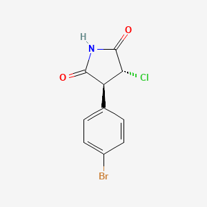 (3S,4R)-3-(4-bromophenyl)-4-chloropyrrolidine-2,5-dione