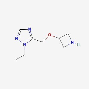 5-((Azetidin-3-yloxy)methyl)-1-ethyl-1h-1,2,4-triazole