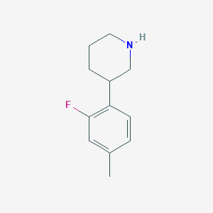 3-(2-Fluoro-4-methylphenyl)piperidine