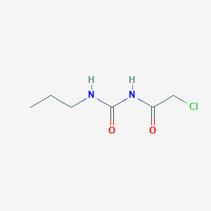 molecular formula C6H11ClN2O2 B1361981 2-氯-N-(丙基氨甲酰)乙酰胺 CAS No. 4791-26-8