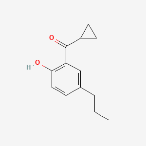 Cyclopropyl(2-hydroxy-5-propylphenyl)methanone