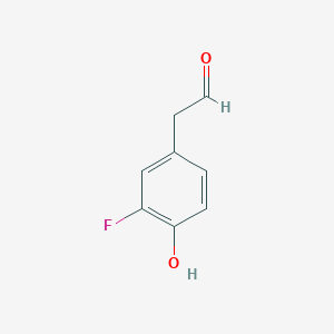 2-(3-Fluoro-4-hydroxyphenyl)acetaldehyde