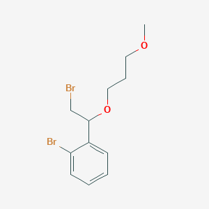 1-Bromo-2-(2-bromo-1-(3-methoxypropoxy)ethyl)benzene