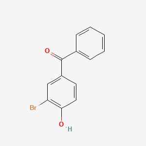 molecular formula C13H9BrO2 B13619841 (3-Bromo-4-hydroxyphenyl)(phenyl)methanone CAS No. 89899-44-5