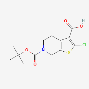 6-(tert-Butoxycarbonyl)-2-chloro-4,5,6,7-tetrahydrothieno[2,3-c]pyridine-3-carboxylic acid