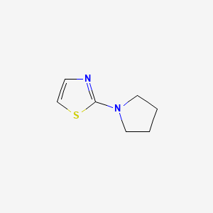 molecular formula C7H10N2S B1362008 2-(Pyrrolidin-1-yl)thiazole CAS No. 24255-45-6