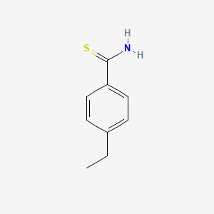 molecular formula C9H11NS B1362015 4-Ethylbenzenecarbothioamide CAS No. 57774-76-2