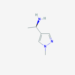 (1R)-1-(1-methyl-1H-pyrazol-4-yl)ethan-1-amine