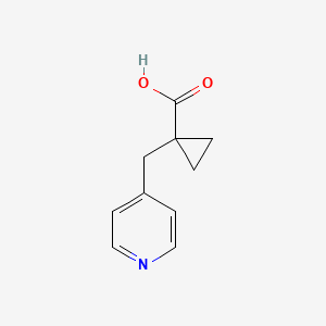 1-(Pyridin-4-ylmethyl)cyclopropane-1-carboxylic acid