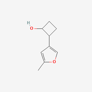 2-(5-Methylfuran-3-yl)cyclobutan-1-ol