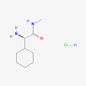 (2S)-2-amino-2-cyclohexyl-N-methylacetamidehydrochloride