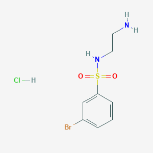 N-(2-aminoethyl)-3-bromobenzene-1-sulfonamide hydrochloride