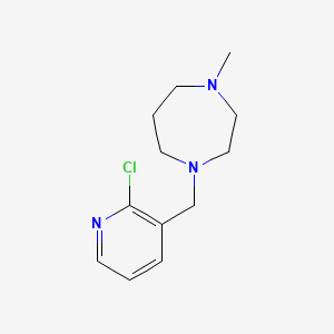 1-((2-Chloropyridin-3-yl)methyl)-4-methyl-1,4-diazepane