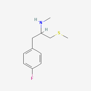 1-(4-Fluorophenyl)-N-methyl-3-(methylthio)propan-2-amine