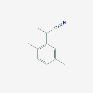 molecular formula C11H13N B13620424 2-(2,5-Dimethylphenyl)propanenitrile CAS No. 16213-86-8