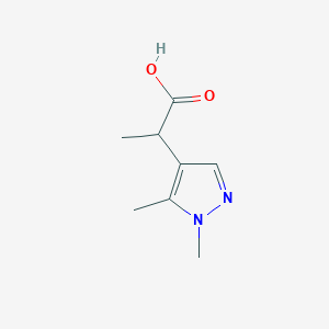 2-(1,5-dimethyl-1H-pyrazol-4-yl)propanoic acid