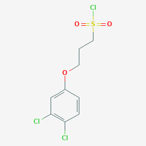 3-(3,4-Dichlorophenoxy)propane-1-sulfonyl chloride