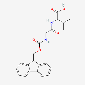 L-Valine, N-[N-[(9H-fluoren-9-ylmethoxy)carbonyl]glycyl]-(9CI)