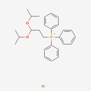 molecular formula C27H34BrO2P B1362053 (3,3-Diisopropoxypropyl)triphenylphosphonium bromide CAS No. 72931-54-5