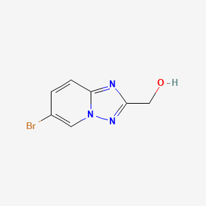 {6-Bromo-[1,2,4]triazolo[1,5-a]pyridin-2-yl}methanol