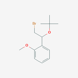 1-(2-Bromo-1-(tert-butoxy)ethyl)-2-methoxybenzene