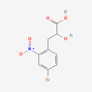 3-(4-Bromo-2-nitrophenyl)-2-hydroxypropanoic acid