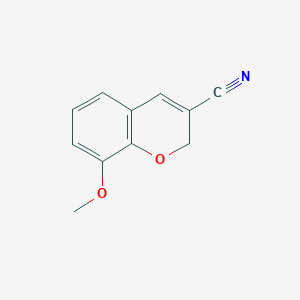 molecular formula C11H9NO2 B1362059 8-methoxy-2H-chromene-3-carbonitrile CAS No. 57543-69-8