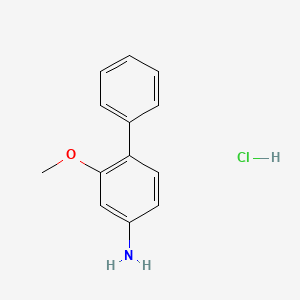 molecular formula C13H14ClNO B1362064 4-苯基-间苯甲醚盐酸盐 CAS No. 206761-86-6
