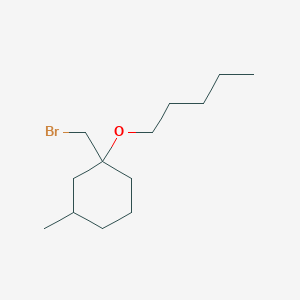 1-(Bromomethyl)-3-methyl-1-(pentyloxy)cyclohexane