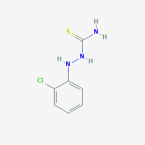 molecular formula C7H8ClN3S B1362076 2-(2-Chlorophenyl)-1-hydrazinecarbothioamide CAS No. 877-52-1
