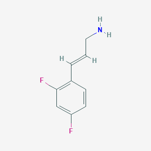 3-(2,4-Difluorophenyl)prop-2-en-1-amine