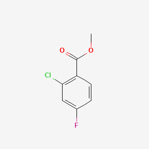 molecular formula C8H6ClFO2 B1362079 Methyl 2-chloro-4-fluorobenzoate CAS No. 85953-29-3