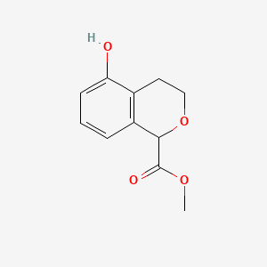 methyl5-hydroxy-3,4-dihydro-1H-2-benzopyran-1-carboxylate