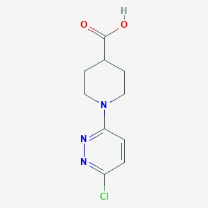molecular formula C10H12ClN3O2 B1362083 1-(6-chloropyridazin-3-yl)piperidine-4-carboxylic Acid CAS No. 339276-36-7