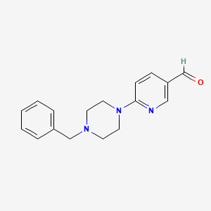 molecular formula C17H19N3O B1362086 6-(4-Benzylpiperazino)nicotinaldehyde CAS No. 886360-69-6
