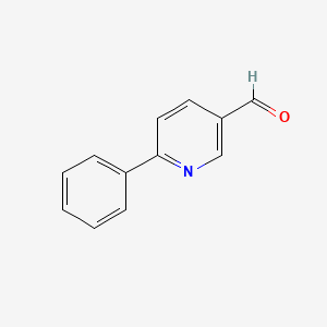 molecular formula C12H9NO B1362089 6-Phenylnicotinaldehyde CAS No. 63056-20-2