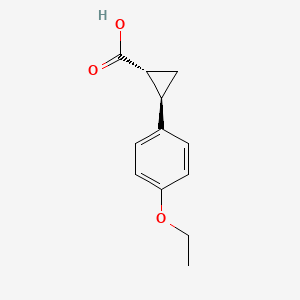 trans-2-(4-Ethoxyphenyl)cyclopropanecarboxylic acid