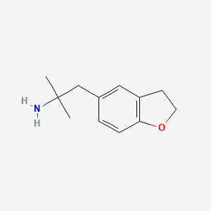 1-(2,3-Dihydro-1-benzofuran-5-yl)-2-methylpropan-2-amine