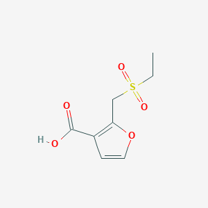 2-((Ethylsulfonyl)methyl)furan-3-carboxylic acid