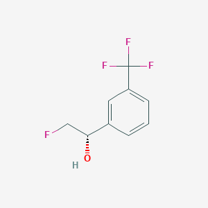 (S)-2-Fluoro-1-(3-(trifluoromethyl)phenyl)ethan-1-ol