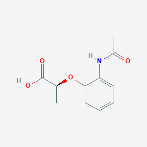 (2S)-2-(2-acetamidophenoxy)propanoicacid