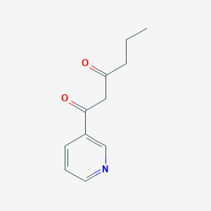 1-(Pyridin-3-yl)hexane-1,3-dione