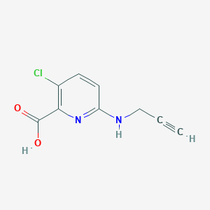 3-Chloro-6-(prop-2-yn-1-ylamino)picolinic acid