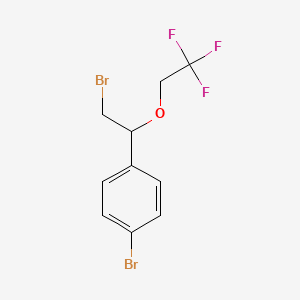 1-Bromo-4-(2-bromo-1-(2,2,2-trifluoroethoxy)ethyl)benzene