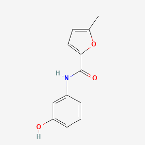 molecular formula C12H11NO3 B1362138 N-(3-羟基苯基)-5-甲基呋喃-2-甲酰胺 CAS No. 423730-64-7