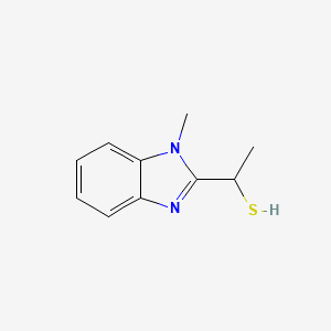 1-(1-Methyl-1h-benzo[d]imidazol-2-yl)ethane-1-thiol