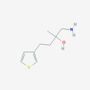 1-Amino-2-methyl-4-(thiophen-3-yl)butan-2-ol